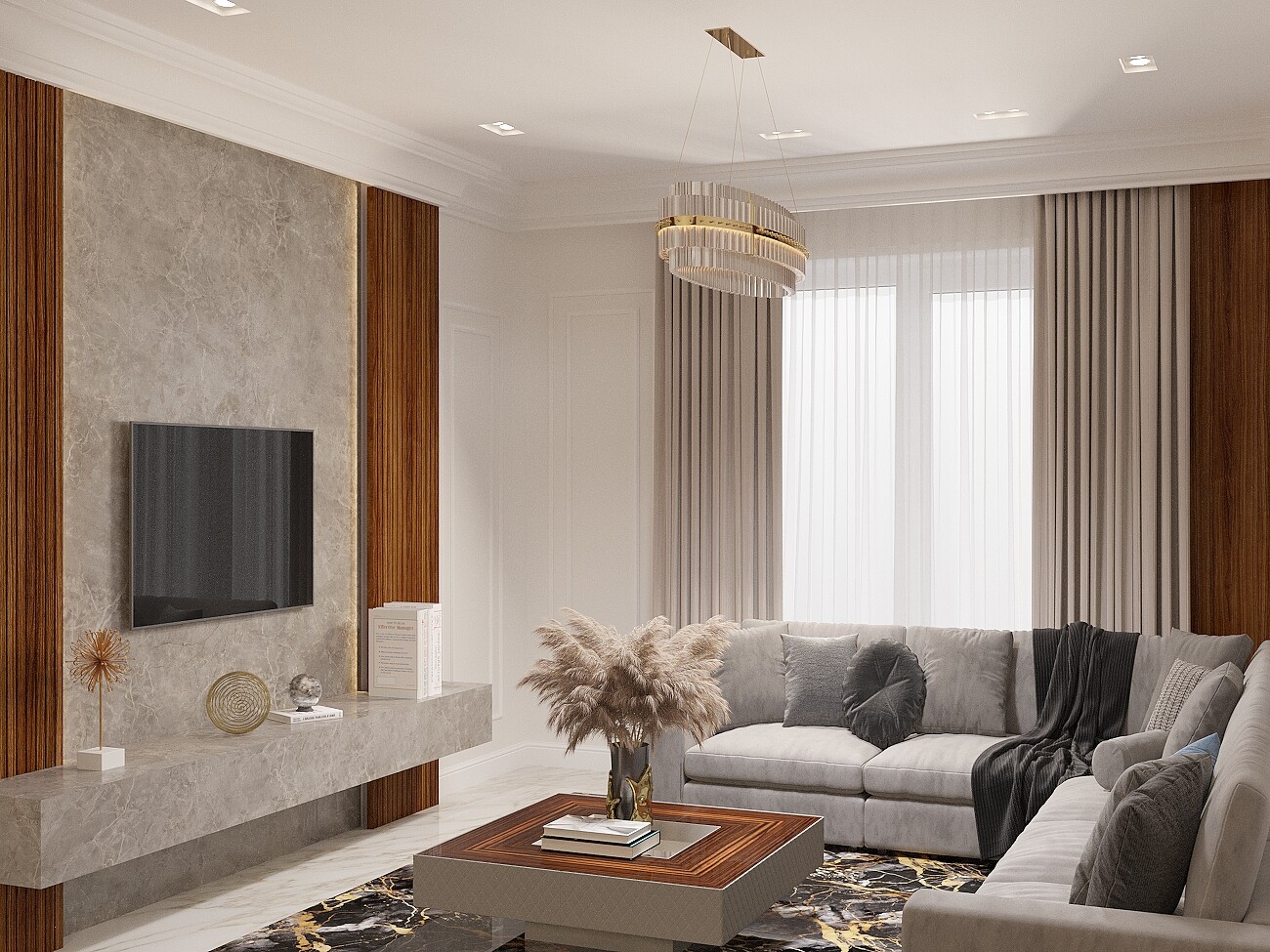 Living Room & Dining Room