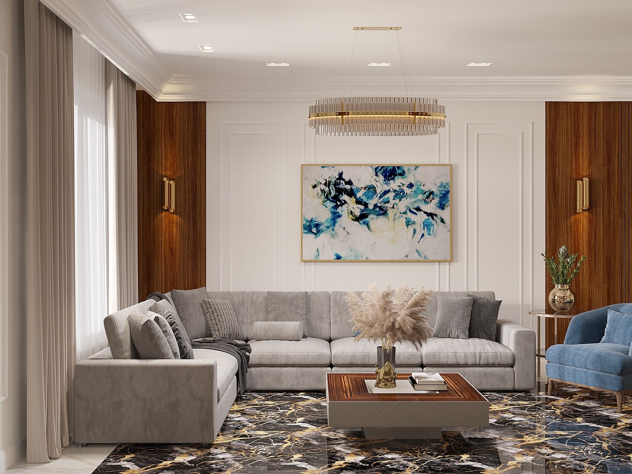 Living Room & Dining Room