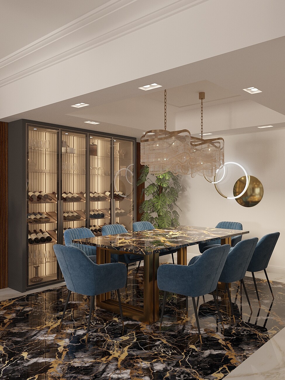 Living Room & Dining Room